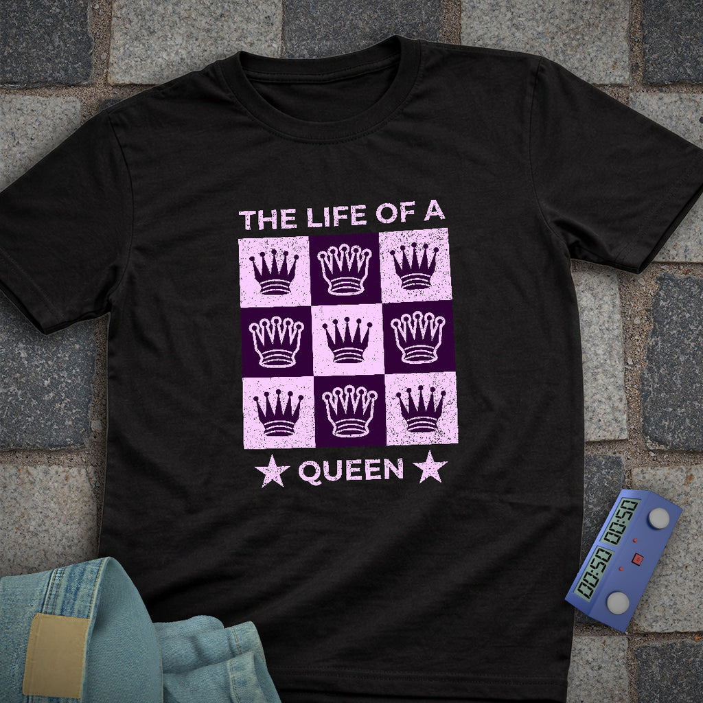 Queen Life Chess T-Shirt