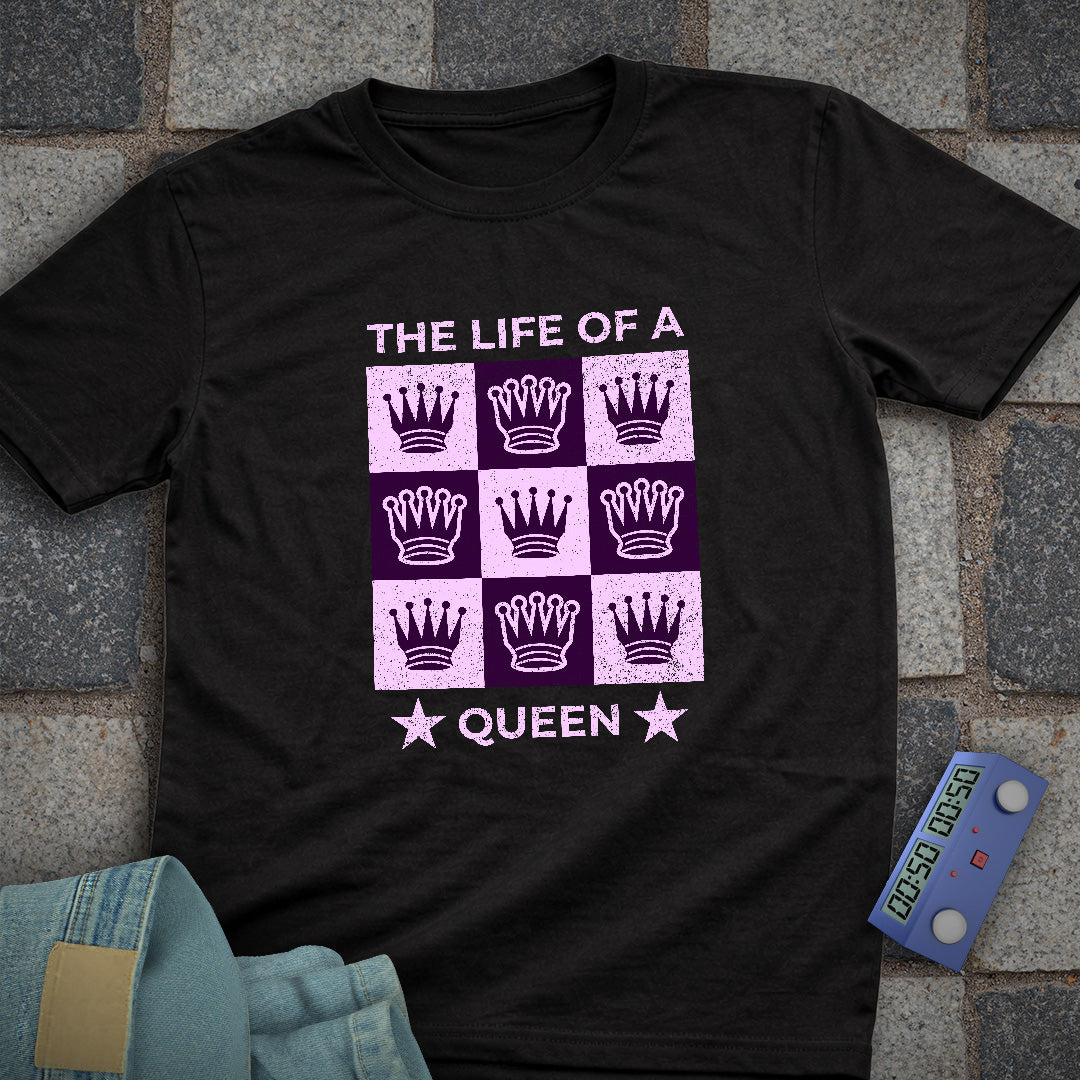Queen Life Chess T-Shirt
