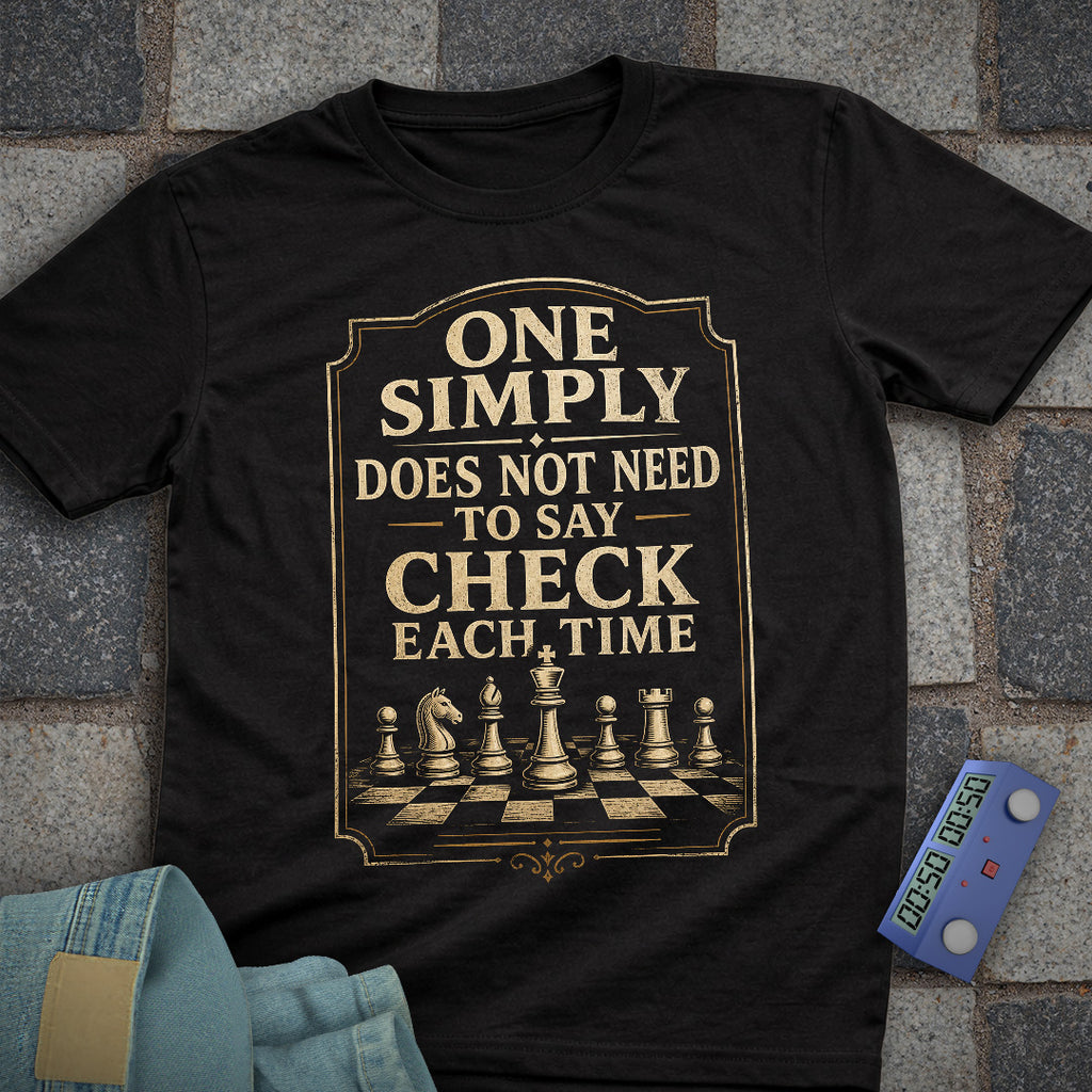 No Need to Say Check T-Shirt