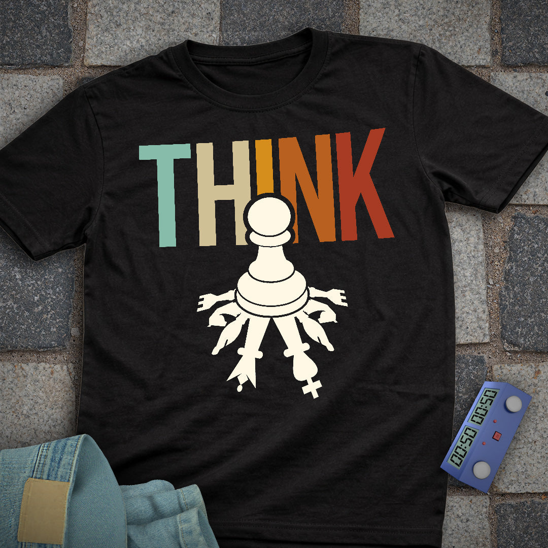 Think Shadow Outdoor Chess T-Shirt