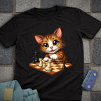 Cat playing Chess T-Shirt