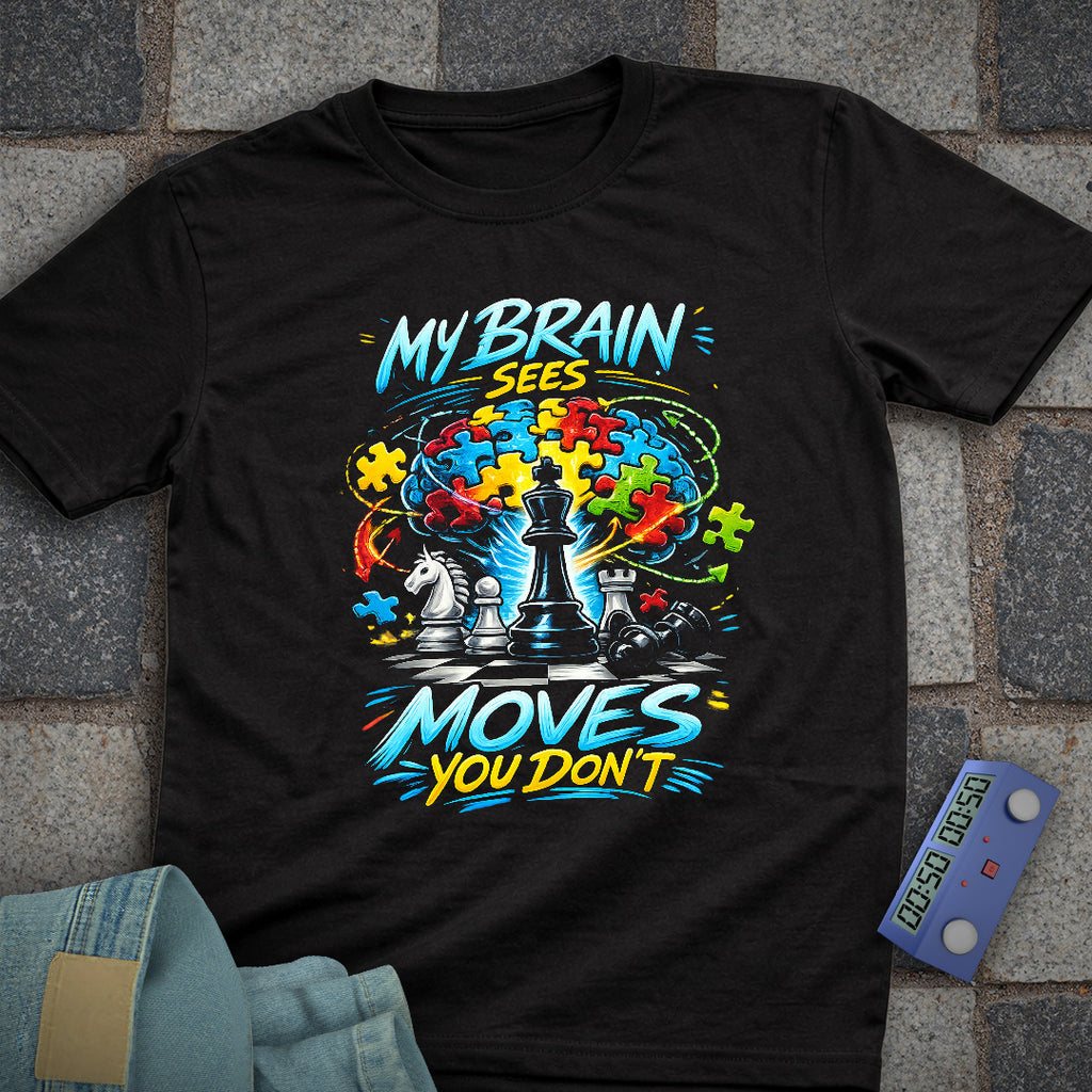 Brain Moves Chess T-Shirt