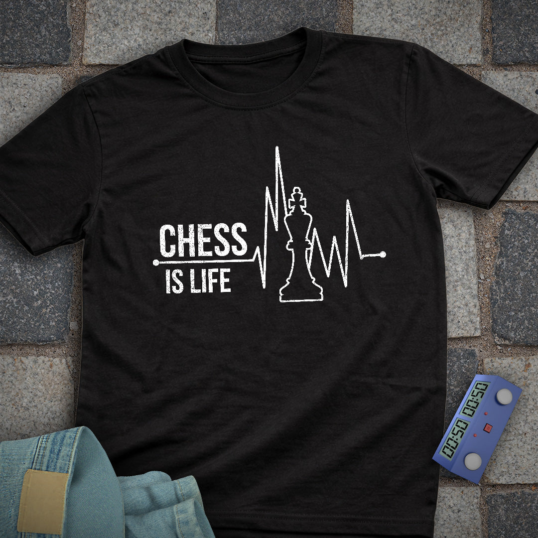 Chess is Life Heart T-Shirt