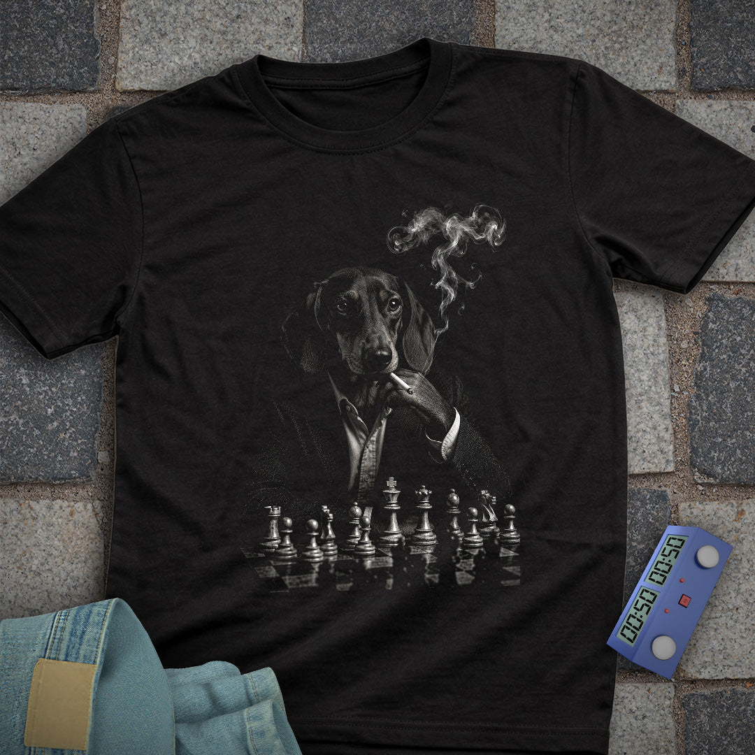 Dachshund Dog Smoking T-Shirt