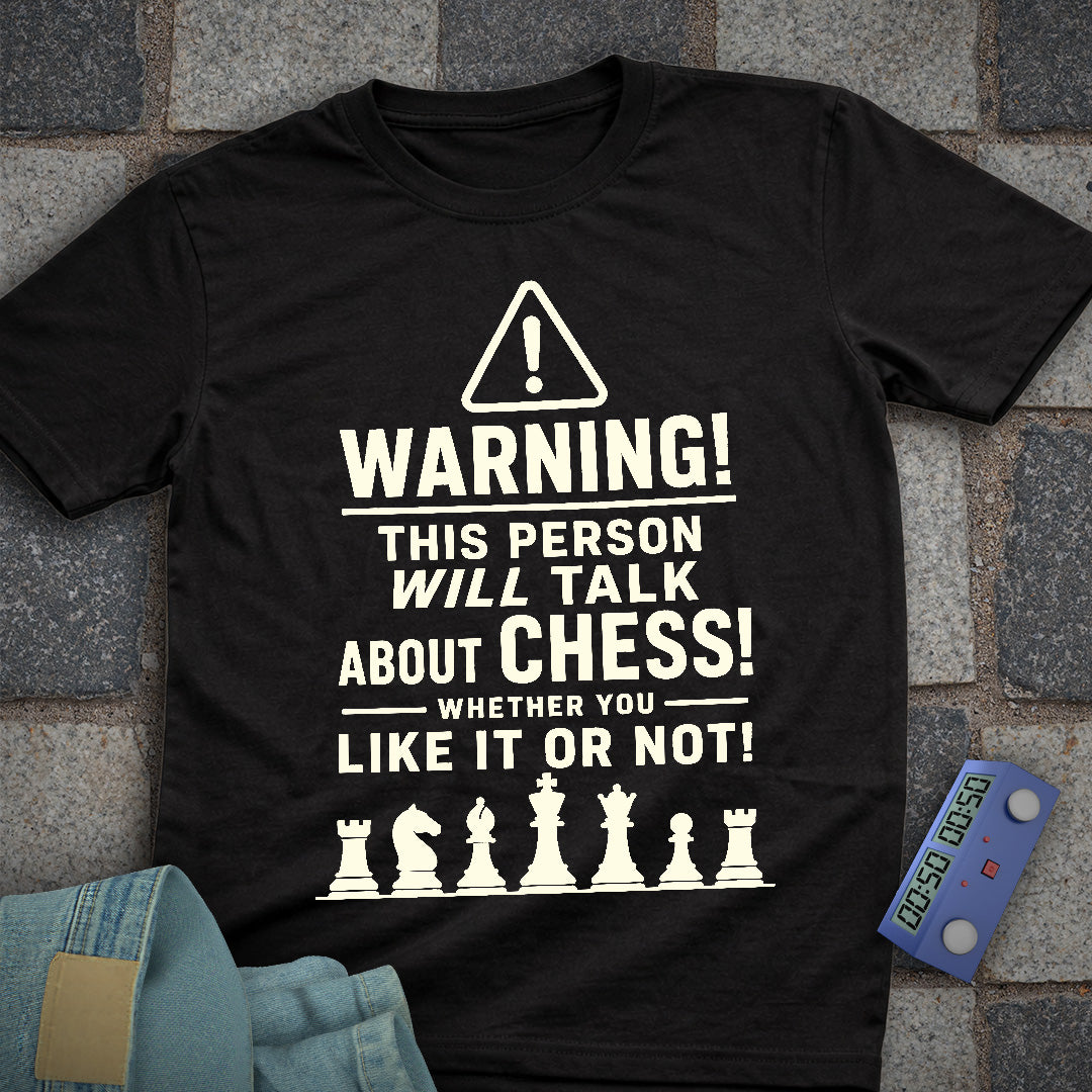 Warning Chess T-Shirt