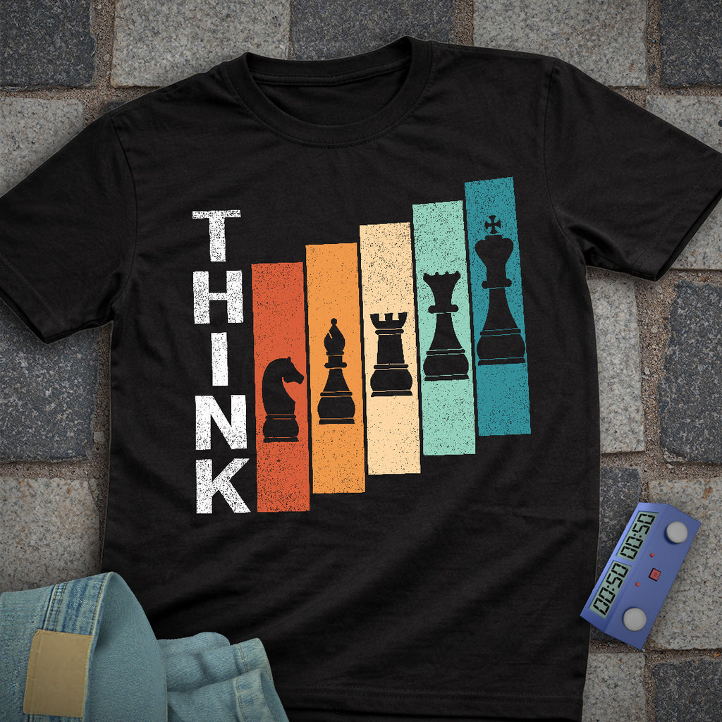 Think Staggered Retro T-Shirt