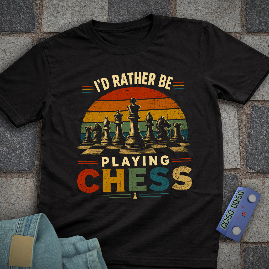 Rather Be Playing Chess T-Shirt