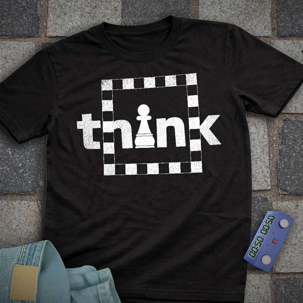 Think Checkered T-Shirt