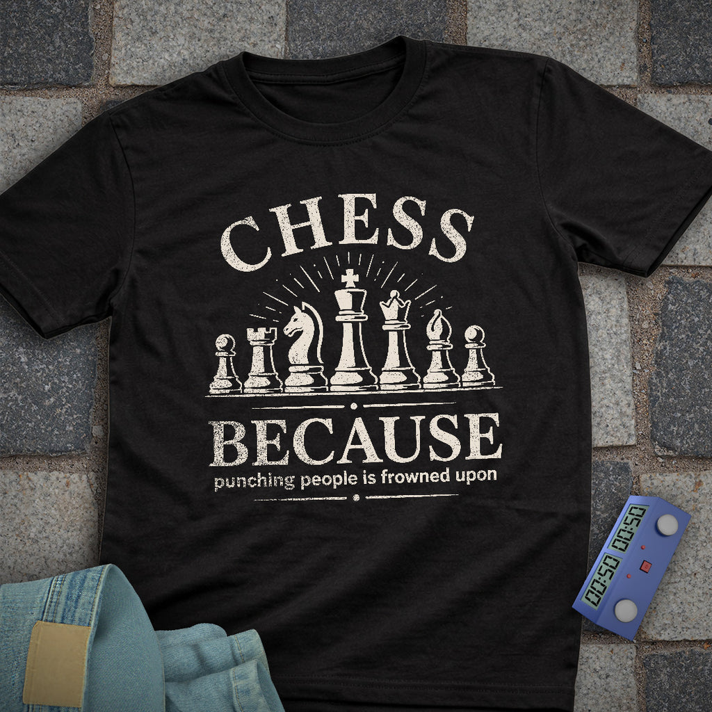 Chess Frowned Upon-T-Shirt