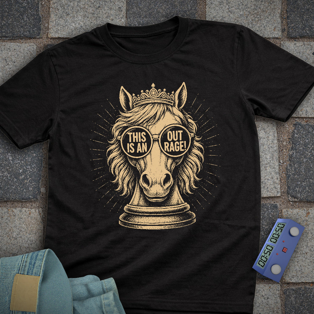 Outrage Knight Chess T-Shirt