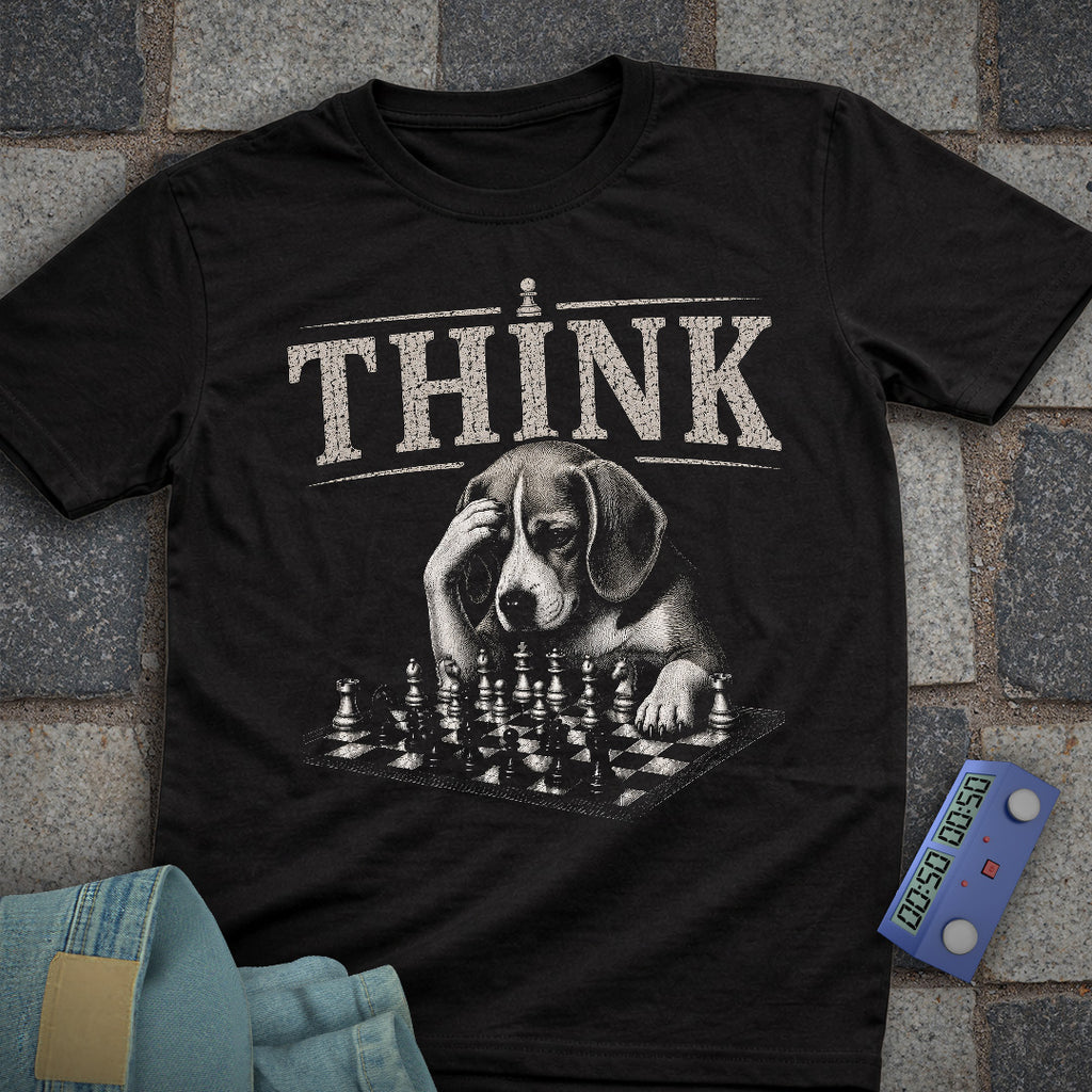 Beagle Think Chess T-Shirt