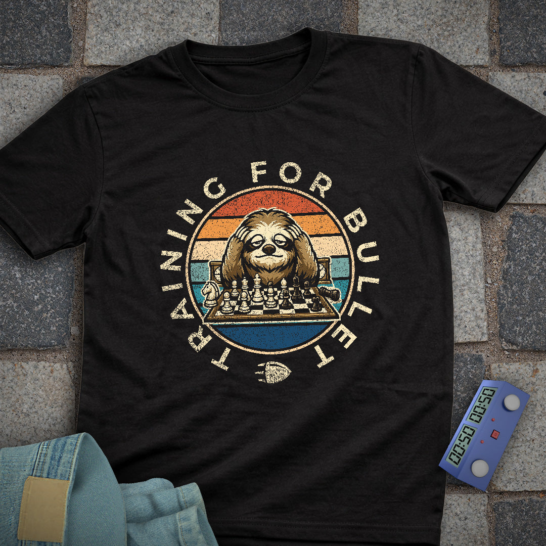 Sloth Bullet Chess T-Shirt