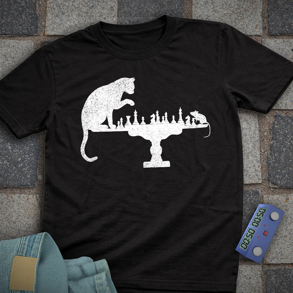 Cat & Mouse Chess T-Shirt
