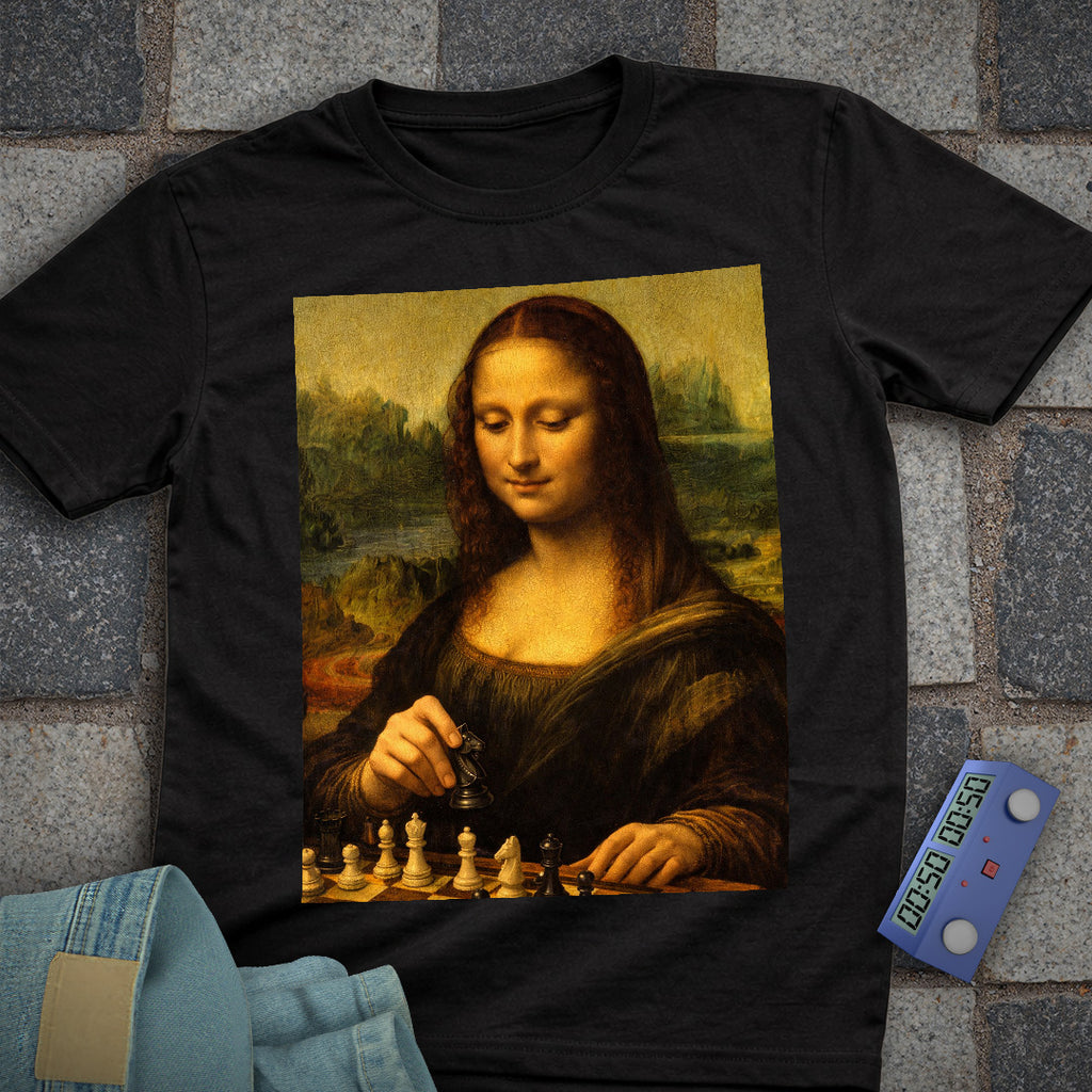 Mona Lisa Chess T-Shirt