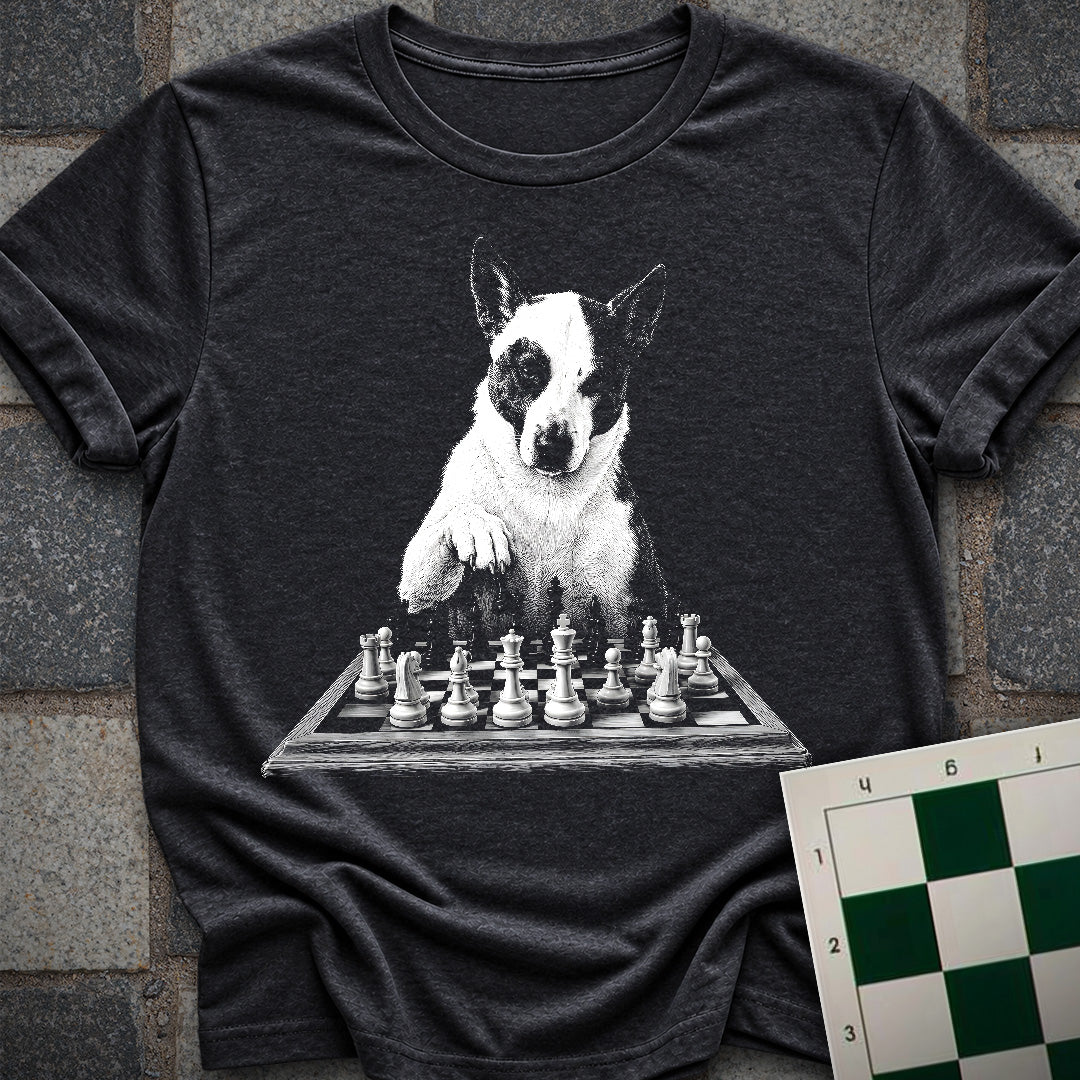 Basenji Playing Chess T-Shirt