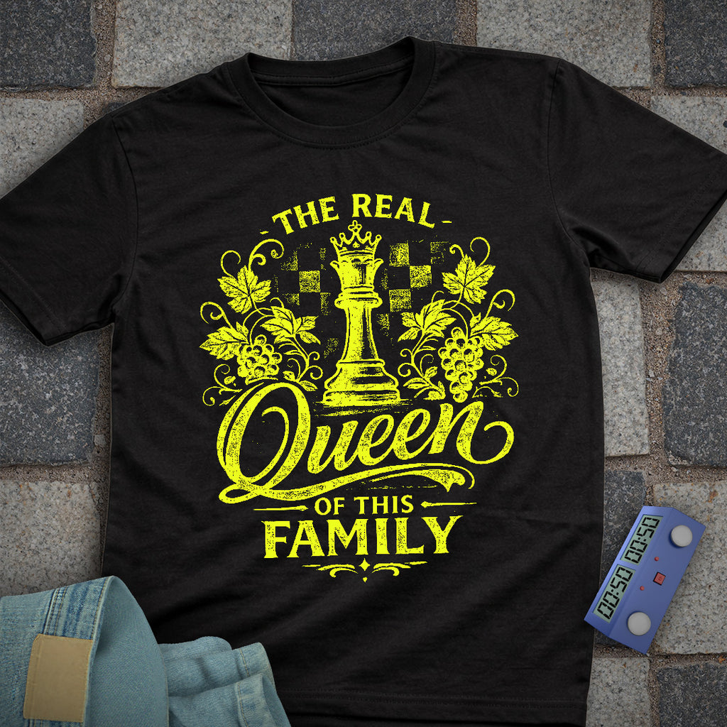Real Queen Chess Mom T-Shirt