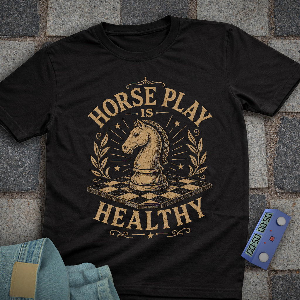 Horse Play Chess T-Shirt
