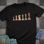 Retro Chess Pieces T-Shirt