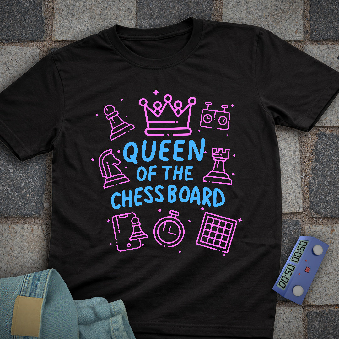 Queen of The Chess Board T-Shirt