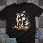 Schnauzer Dog Chess T-Shirt
