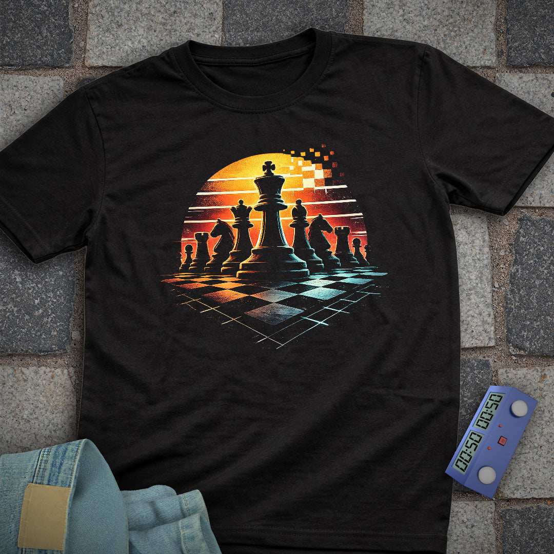 Eighties Style Chess T-Shirt