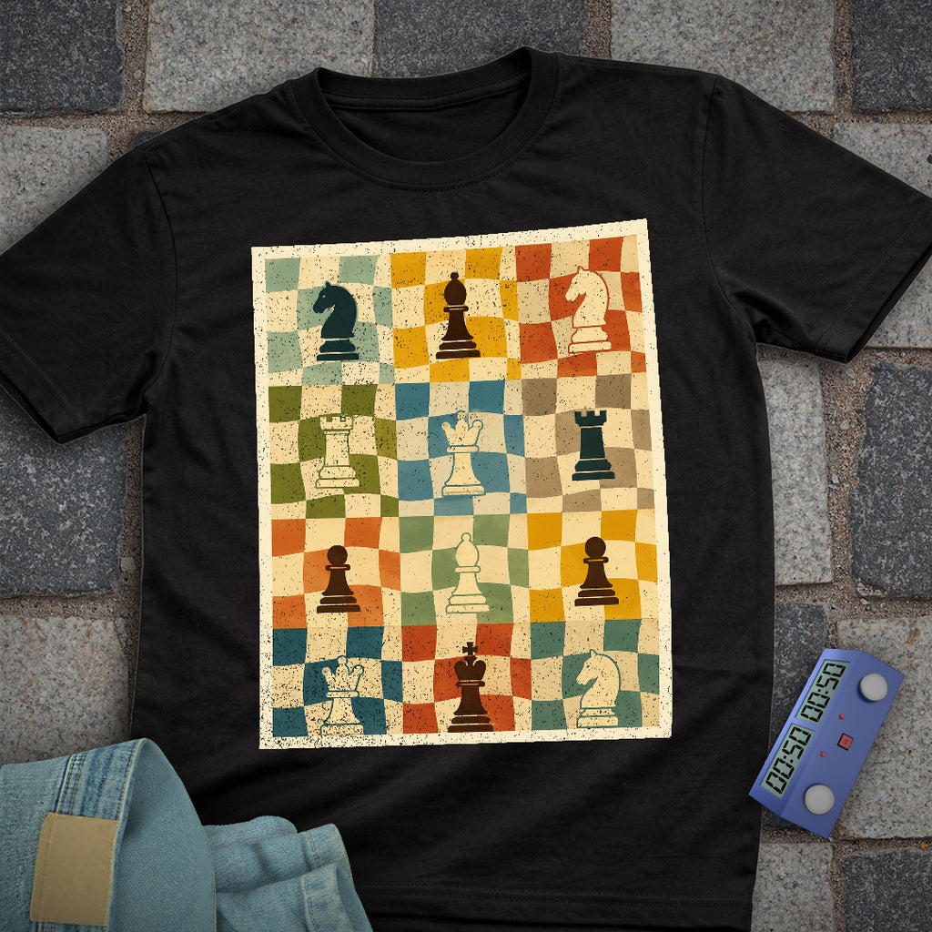 Retro Geometric Art T-Shirt