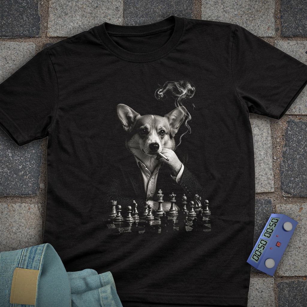Corgi Dog Smoking T-Shirt