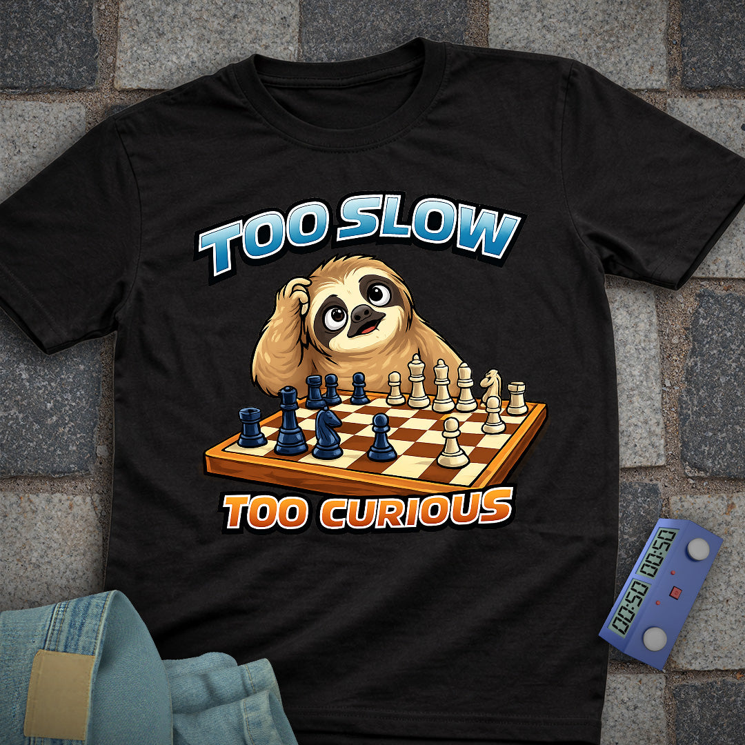 Too Slow, too Curious Chess T-Shirt
