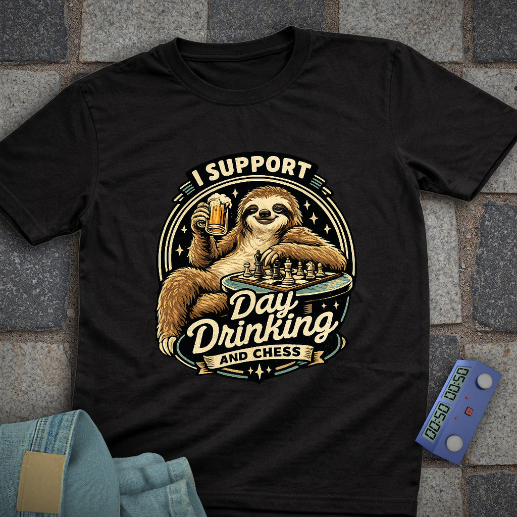 Support Day Drinking Chess T-Shirt