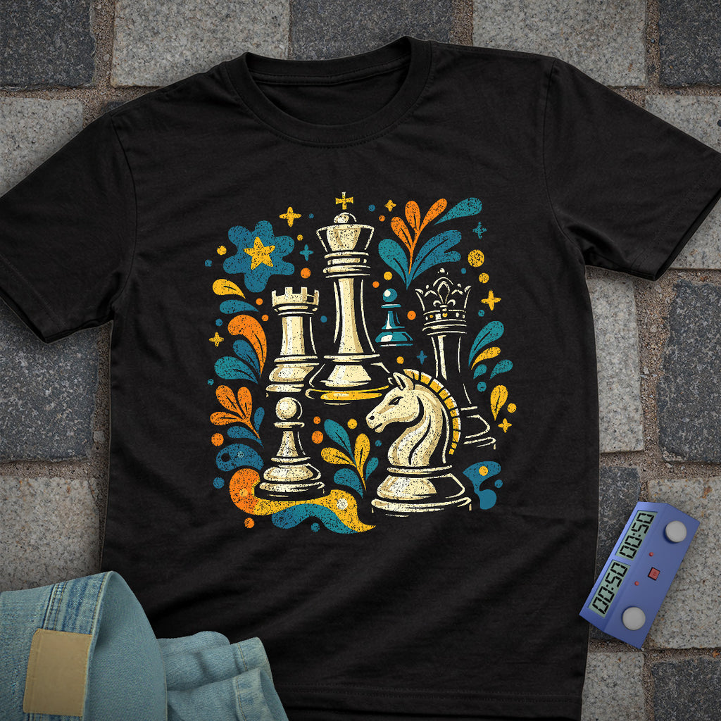 Floral Chess T-Shirt