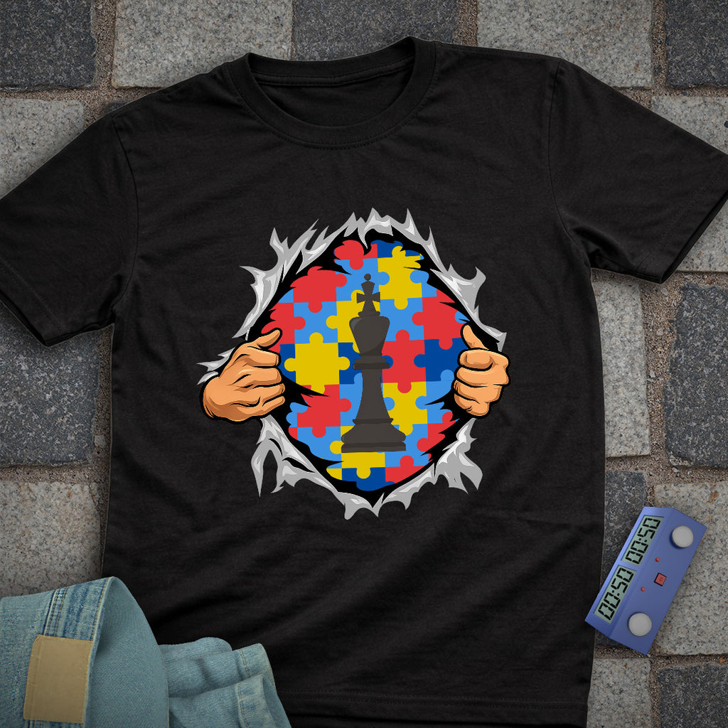 Autism Superhero Chess T-Shirt