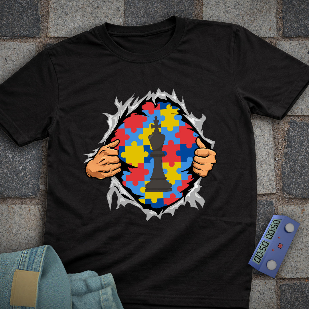 Autism Superhero Chess T-Shirt