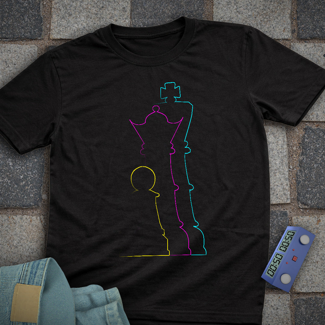 Color Shadow Pieces T-Shirt.