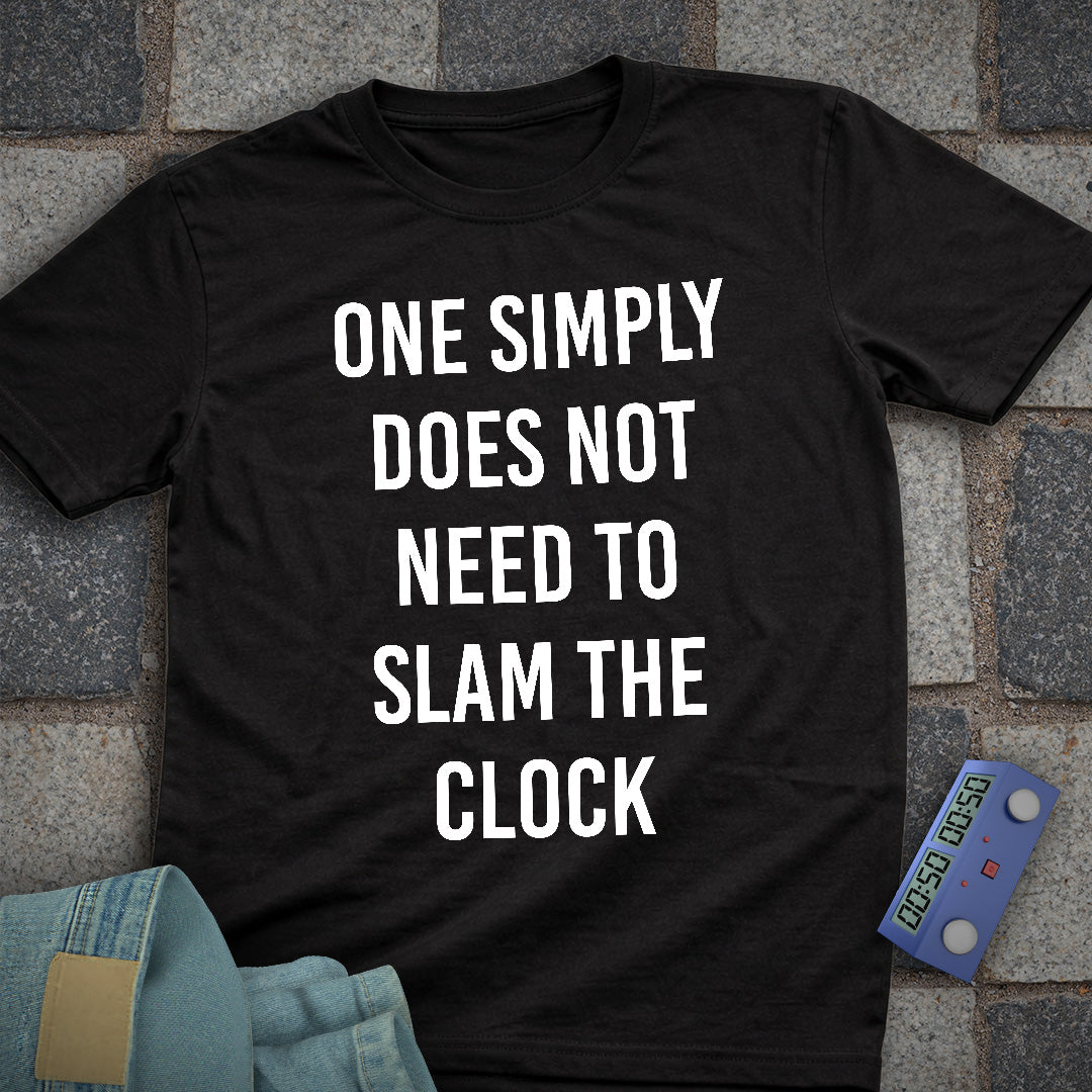 Clock Slam Chess T-Shirt