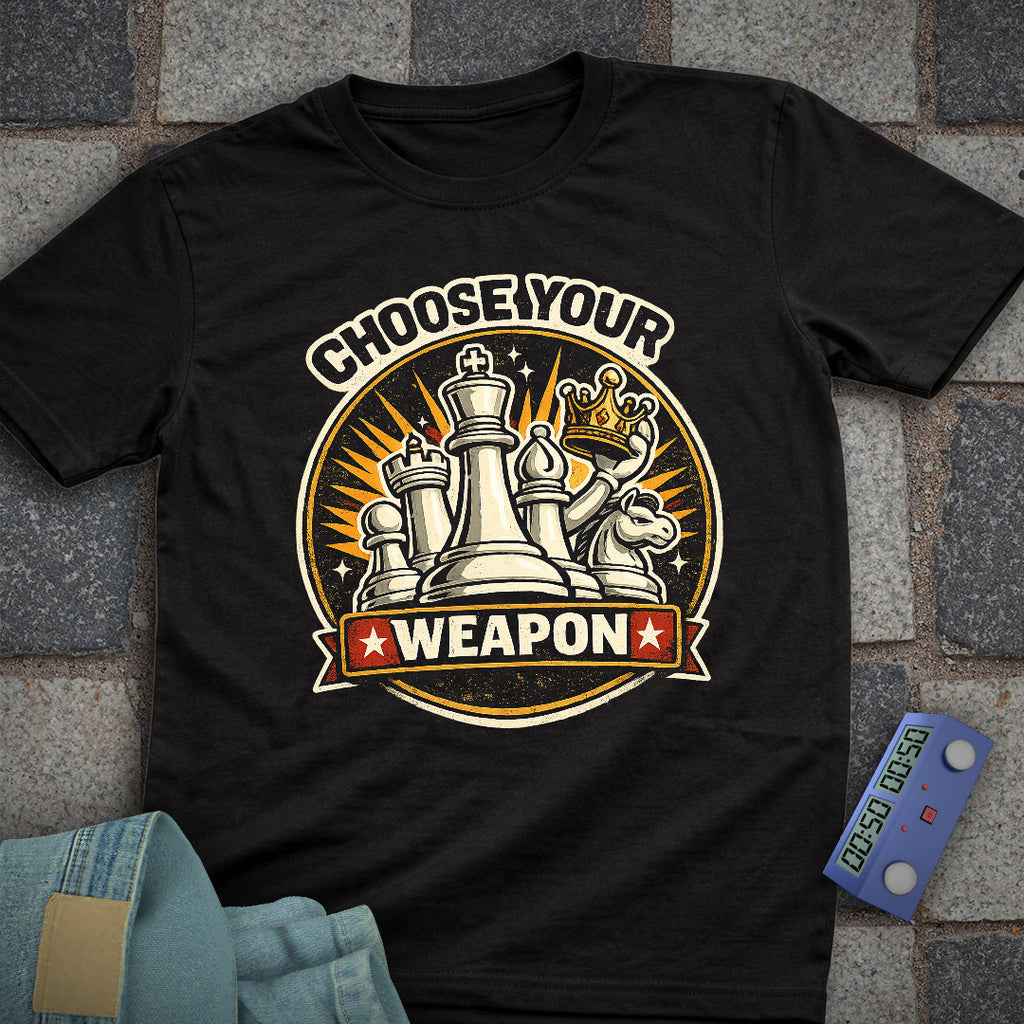 Choose Weapon Chess T-Shirt