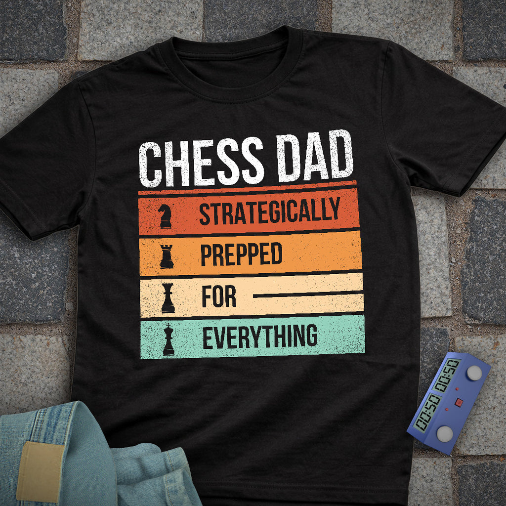 Dad Chess Strategic T-Shirt