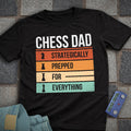 Dad Chess Strategic T-Shirt