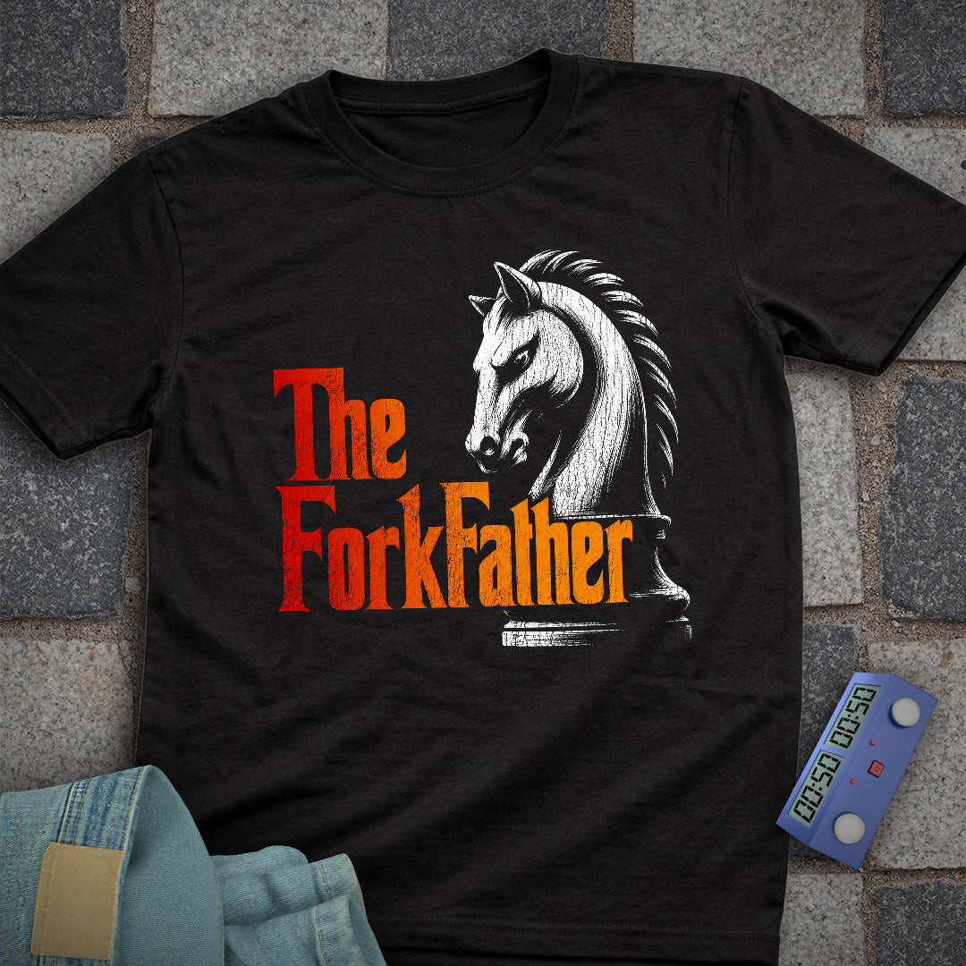 The Fork Father Chess T-Shirt