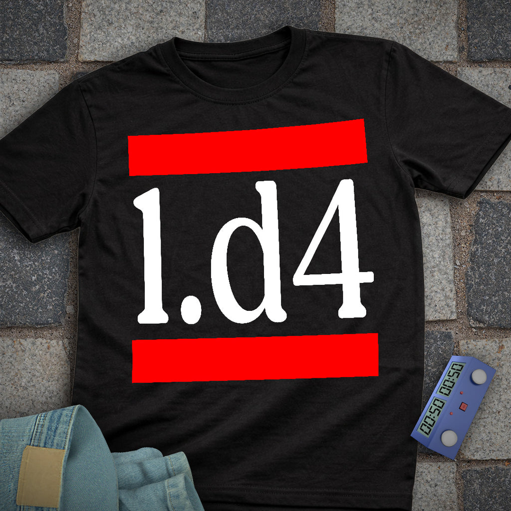 1.d4 Chess Loud T-Shirt