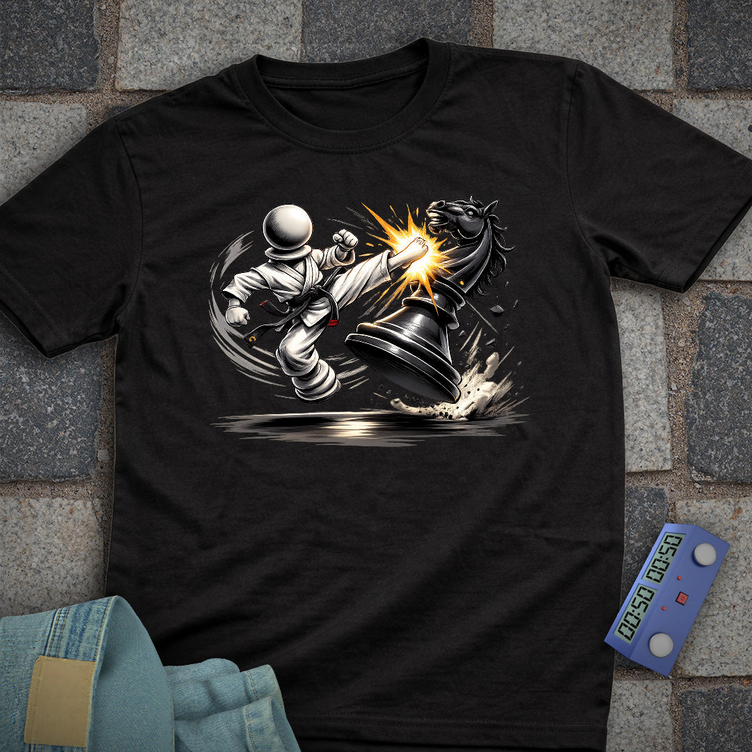 Kick the Knight Chess T-Shirt
