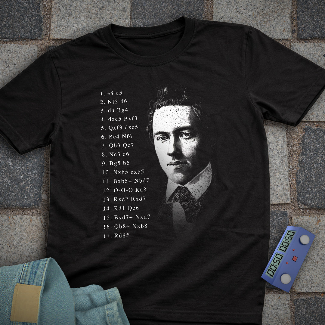Morphy Immortal Chess T-Shirt