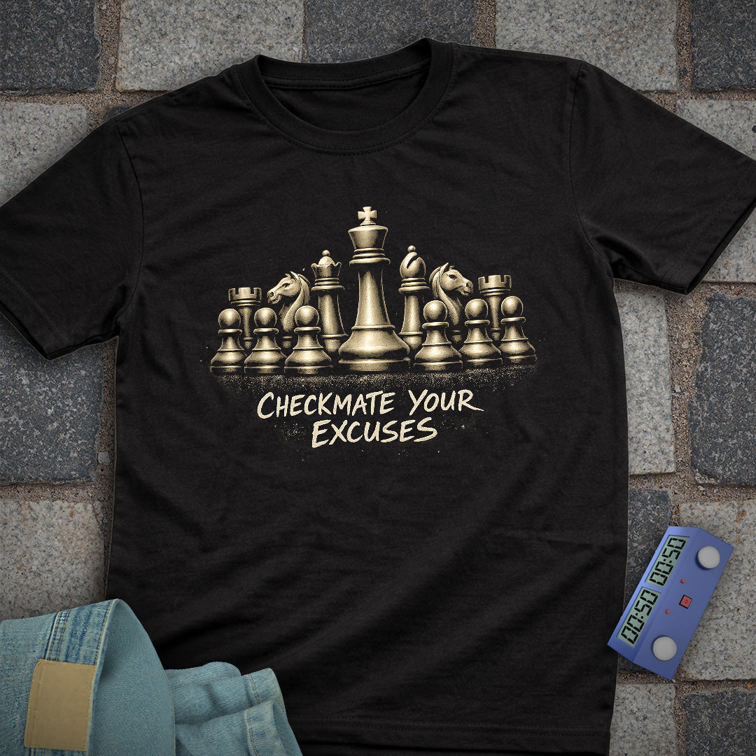 Checkmate Excuses Chess T-Shirt