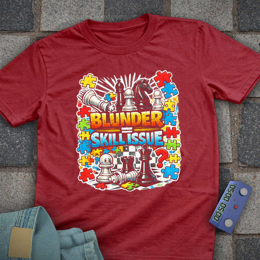 Skill Issue Chess T-Shirt