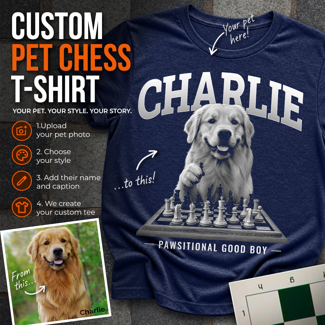 Custom Chess Pet T-Shirt