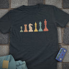 Retro Chess Pieces T-Shirt