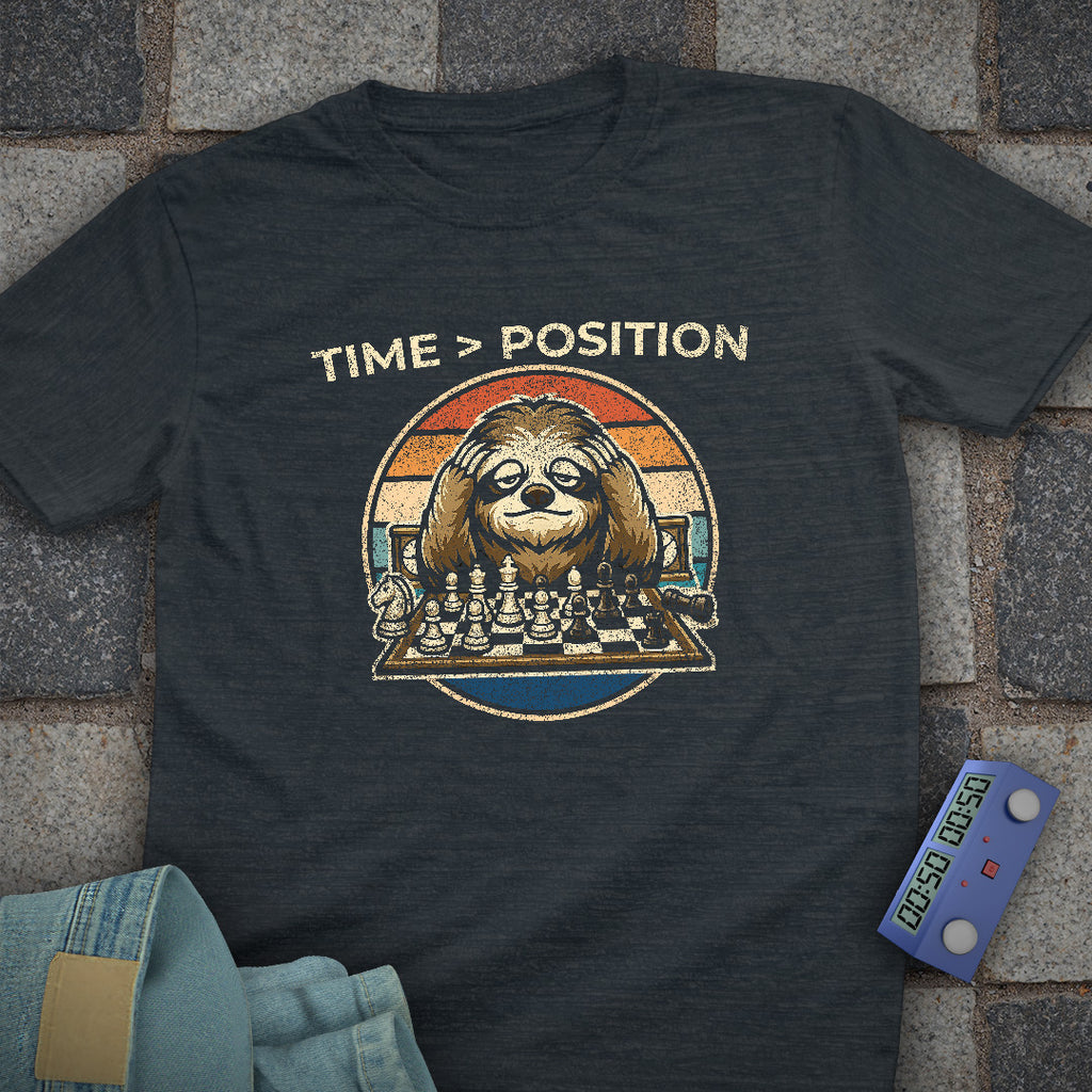 Sloth Position Chess T-Shirt