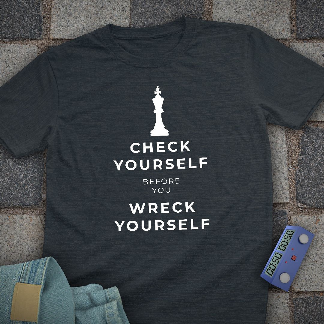 Check Yourself Chess T-Shirt