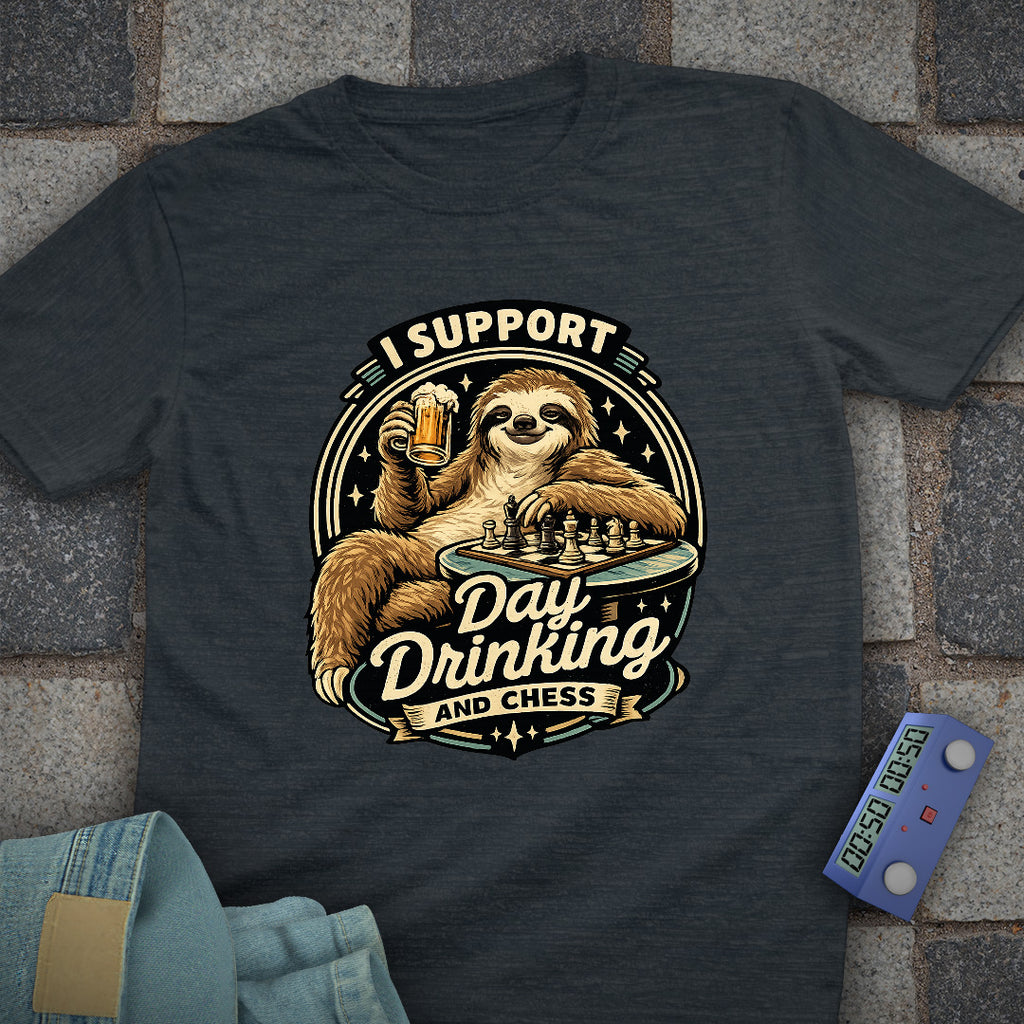 Support Day Drinking Chess T-Shirt