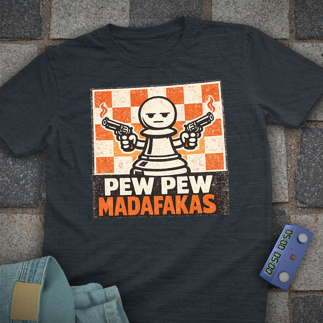 Pew Pew Madafakas Chess T-Shirt