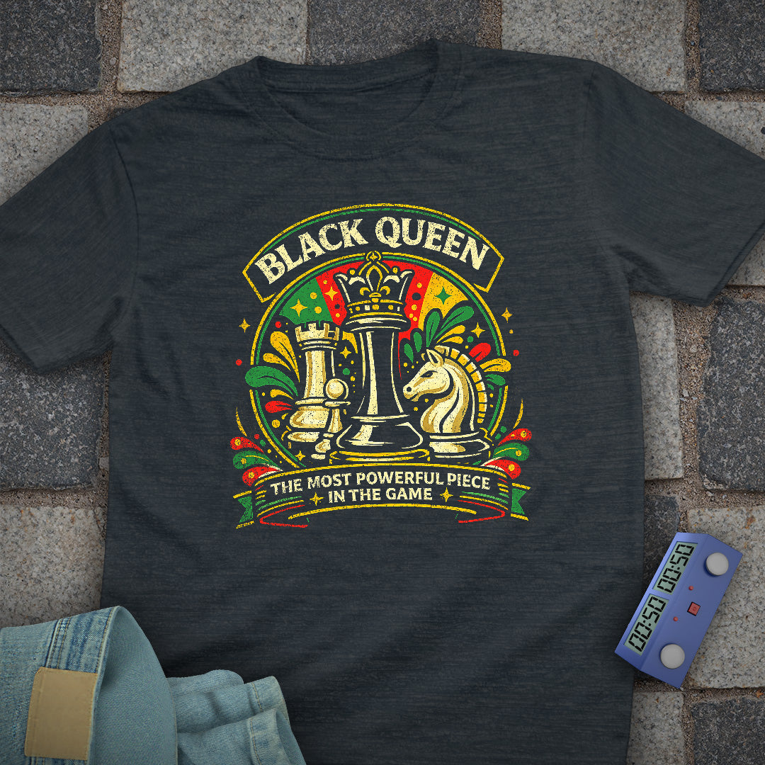 Black Queen Chess T-Shirt
